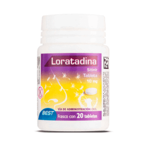 Loratadina 10 mg Tabletas