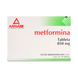 Metformina 850 mg Tabletas